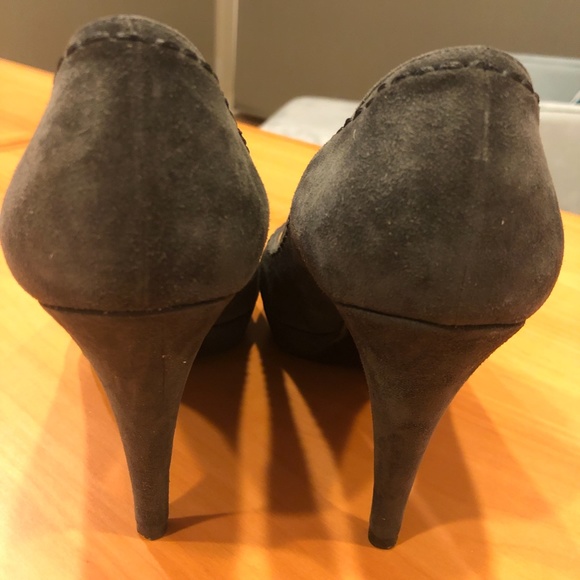 Prada grey suede platforms - Picture 5 of 6